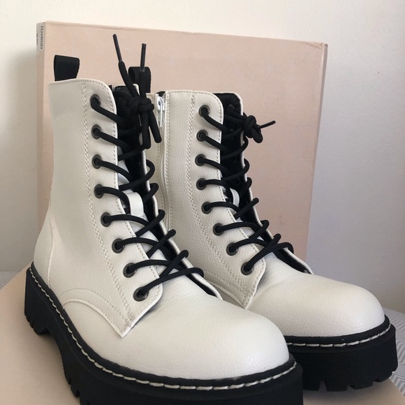 Sincerely Jules Harley Combat Boots Size 8 - Picture 3 of 5